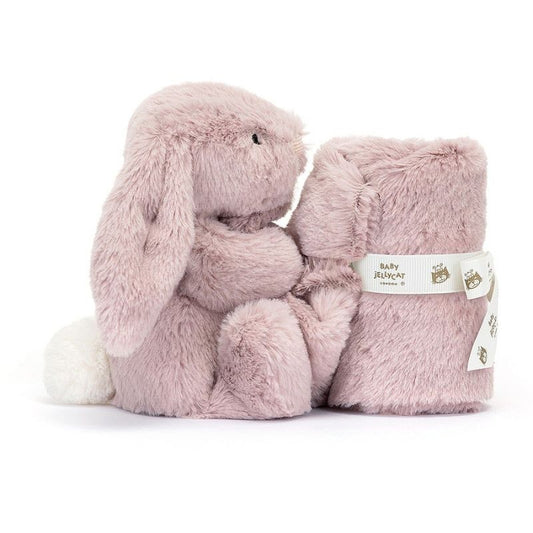 Jellycat Bashful Bunny Luxe Rosa Soother