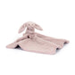 Jellycat Bashful Bunny Luxe Rosa Soother