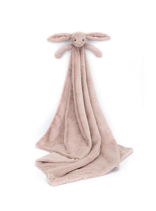 Jellycat Bashful Bunny Luxe Rosa Blankie