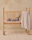 Quincy Mae Woven Crib Sheet in Blue Gingham