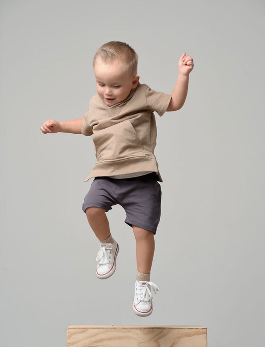 Little Bipsy Harem Short in Iron