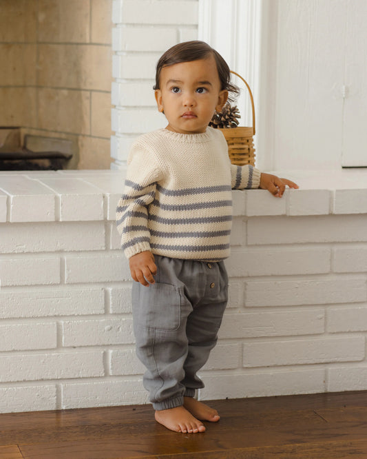 Quincy Mae Luca Pant in Slate