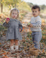 Quincy Mae Rex Sweater in Slate Stripe