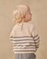 Quincy Mae Rex Sweater in Slate Stripe