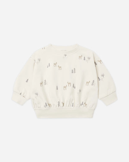 Quincy Mae Relaxed Sweatsuit in Deer