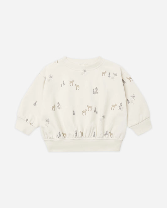 Quincy Mae Relaxed Sweatsuit in Deer