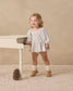 Quincy Mae Lainey Romper in Cloud Stripe