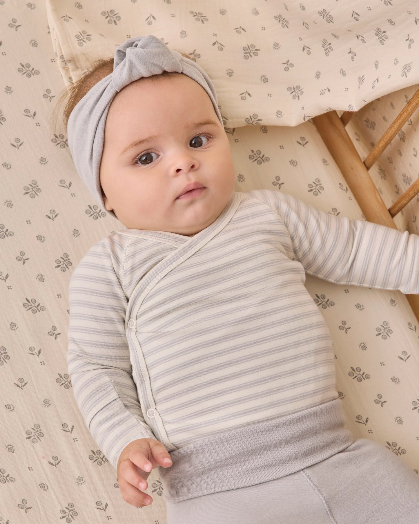 Quincy Mae Knotted Headband in Cloud