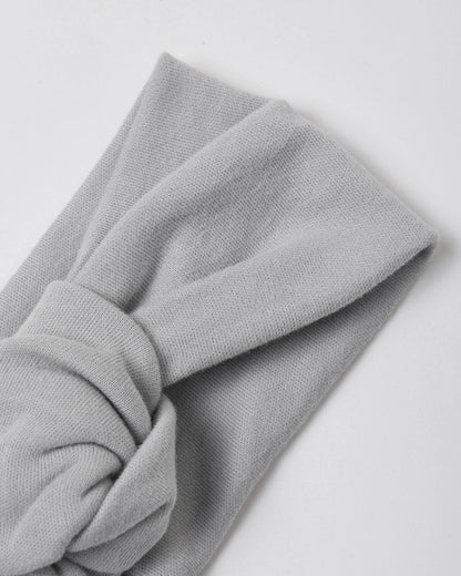 Quincy Mae Knotted Headband in Cloud