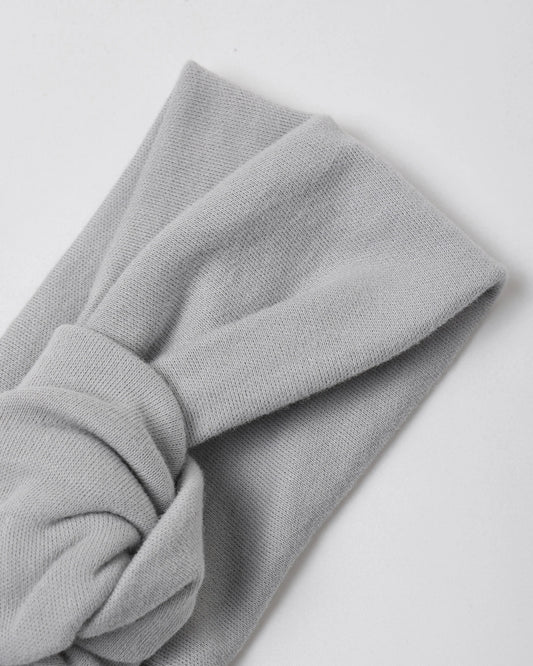 Quincy Mae Knotted Headband in Cloud