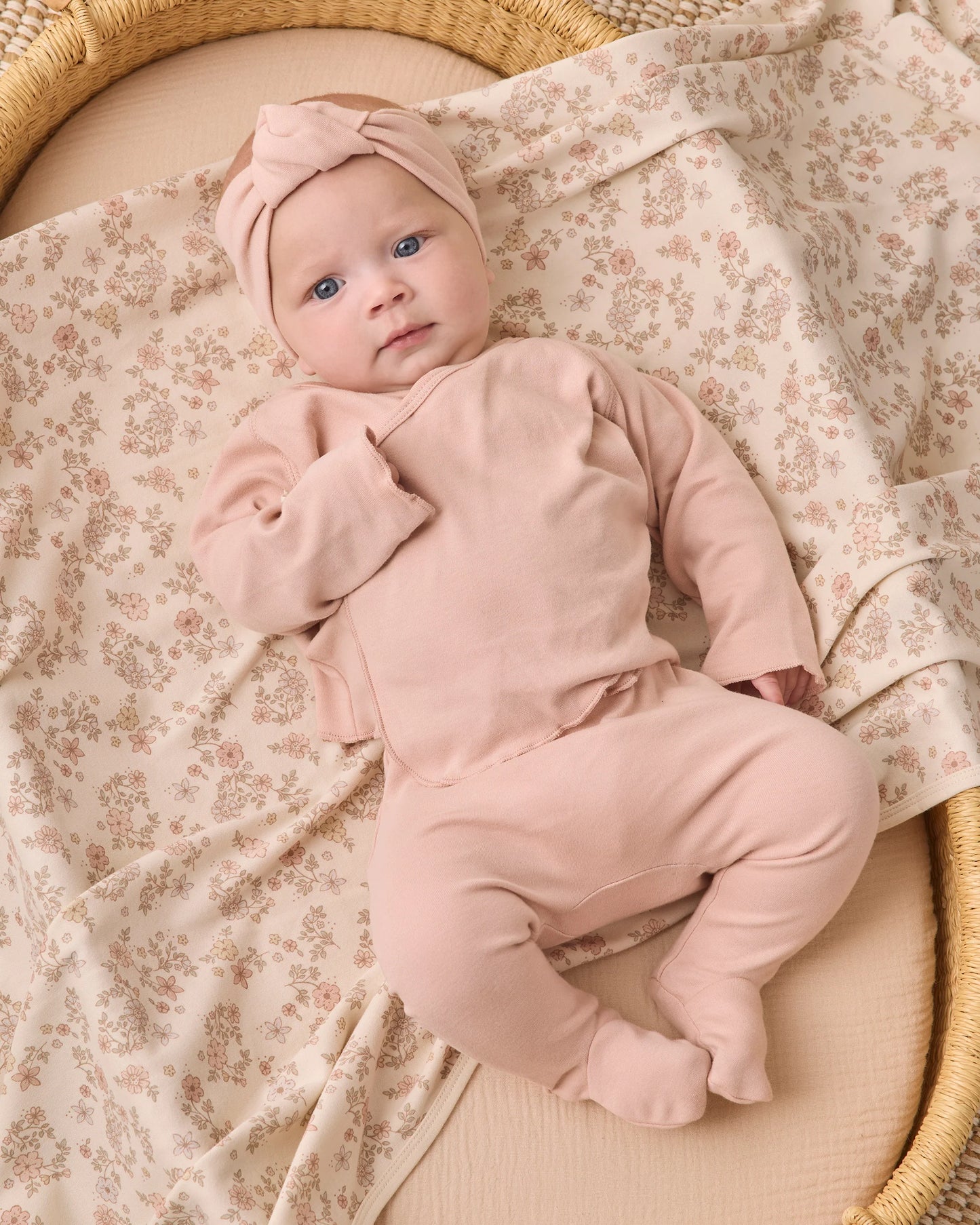 Quincy Mae Knotted Headband in Dusty Rose