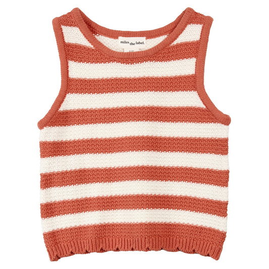 Miles the Label Striped Crochet Set