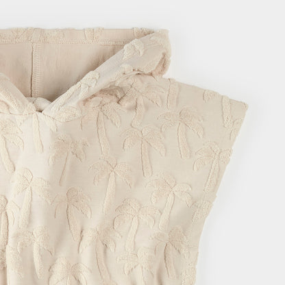 Petit Lem Beach Towel in Beige Palm Trees