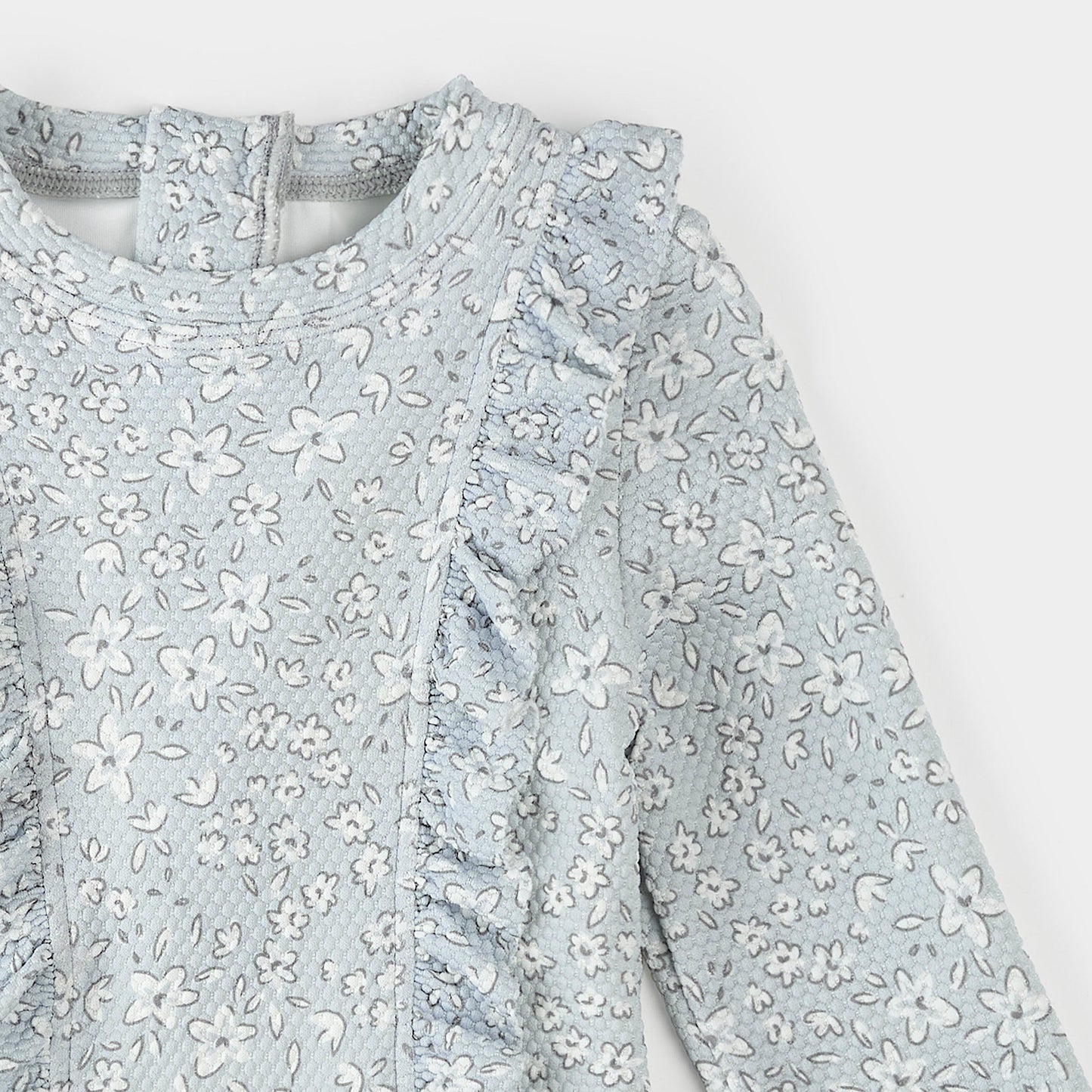 Petit Lem Long Sleeve One Piece Swimsuit in Vintage Flowers