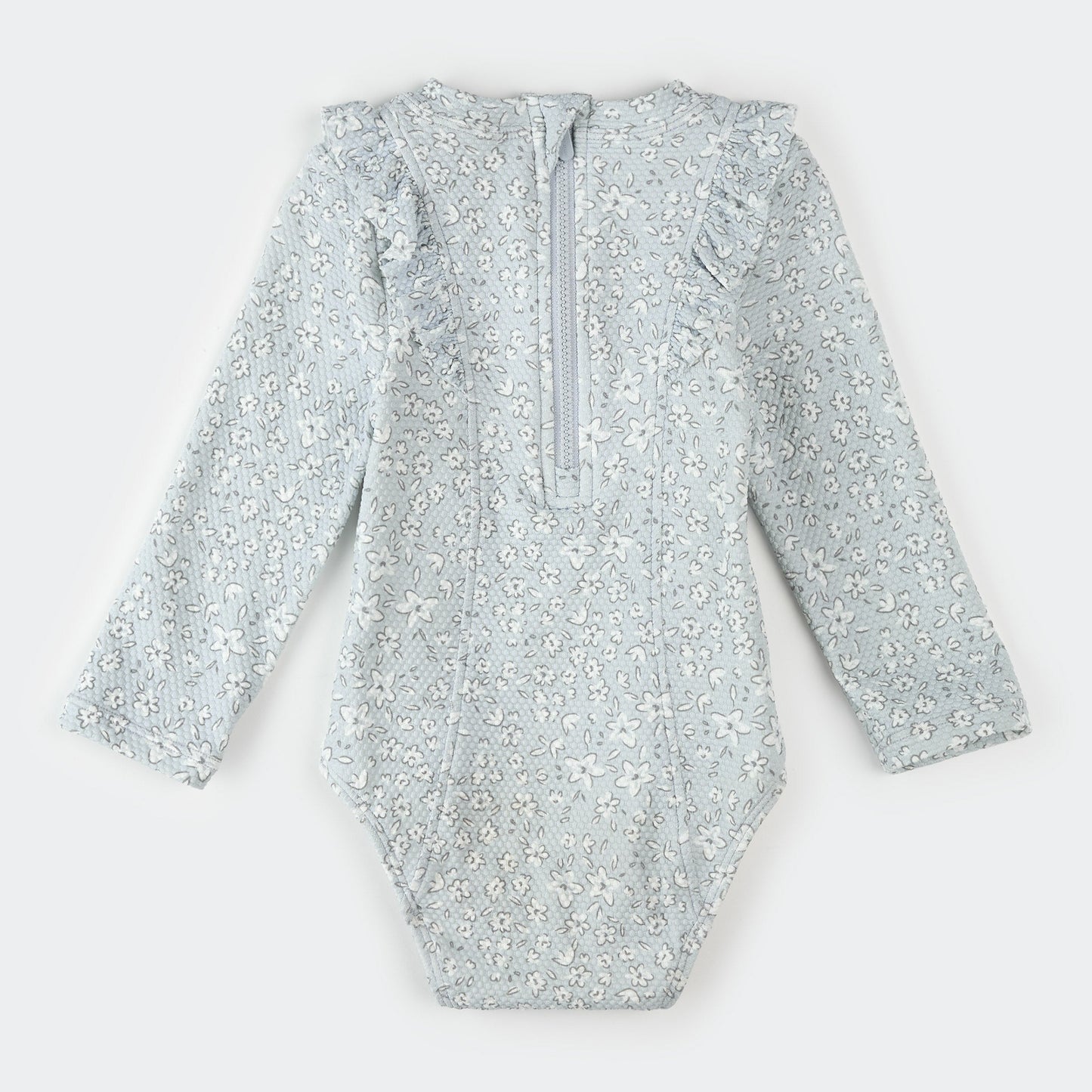 Petit Lem Long Sleeve One Piece Swimsuit in Vintage Flowers