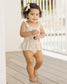 Quincy Mae Smocked One-Piece Swimsuit in Multi-Stripe
