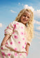Minymo Waffle Sweatshirt in Flower