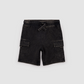 Miles the Label Acid Wash Cargo Short in Black