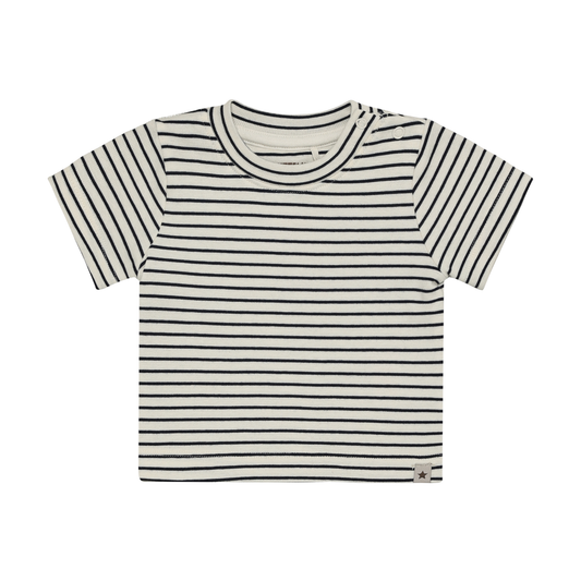 Huttelihut Striped Tee in Navy