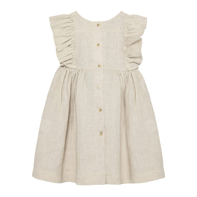 Huttelihut Linen Dress in Antique White