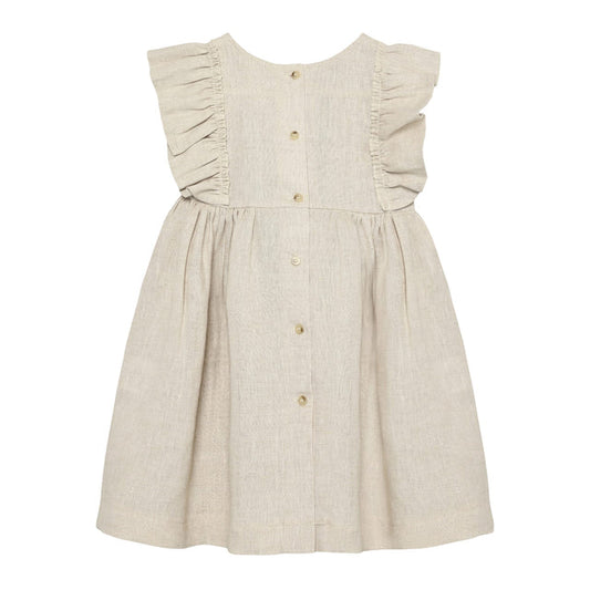 Huttelihut Linen Dress in Antique White