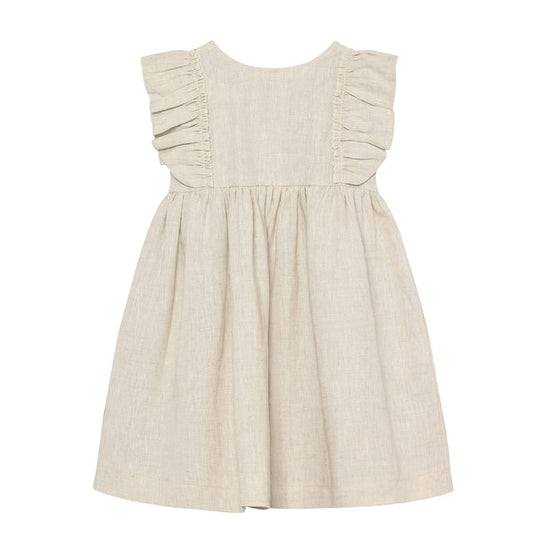 Huttelihut Linen Dress in Antique White