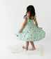Belan J Ruffled Strap Tiered Dress in Strawberry Garden