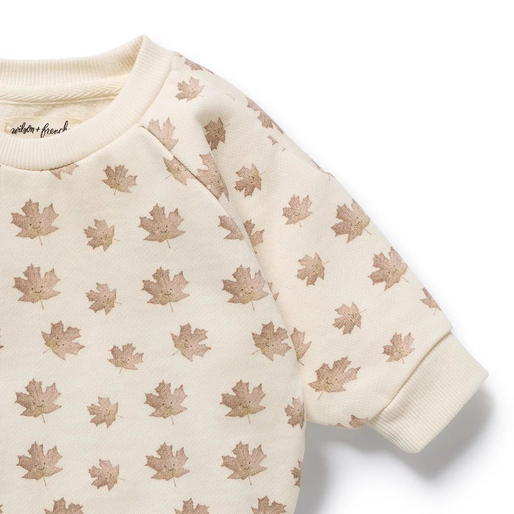 Wilson & Frenchy Organic Terry Sweat Set in Autumn Play