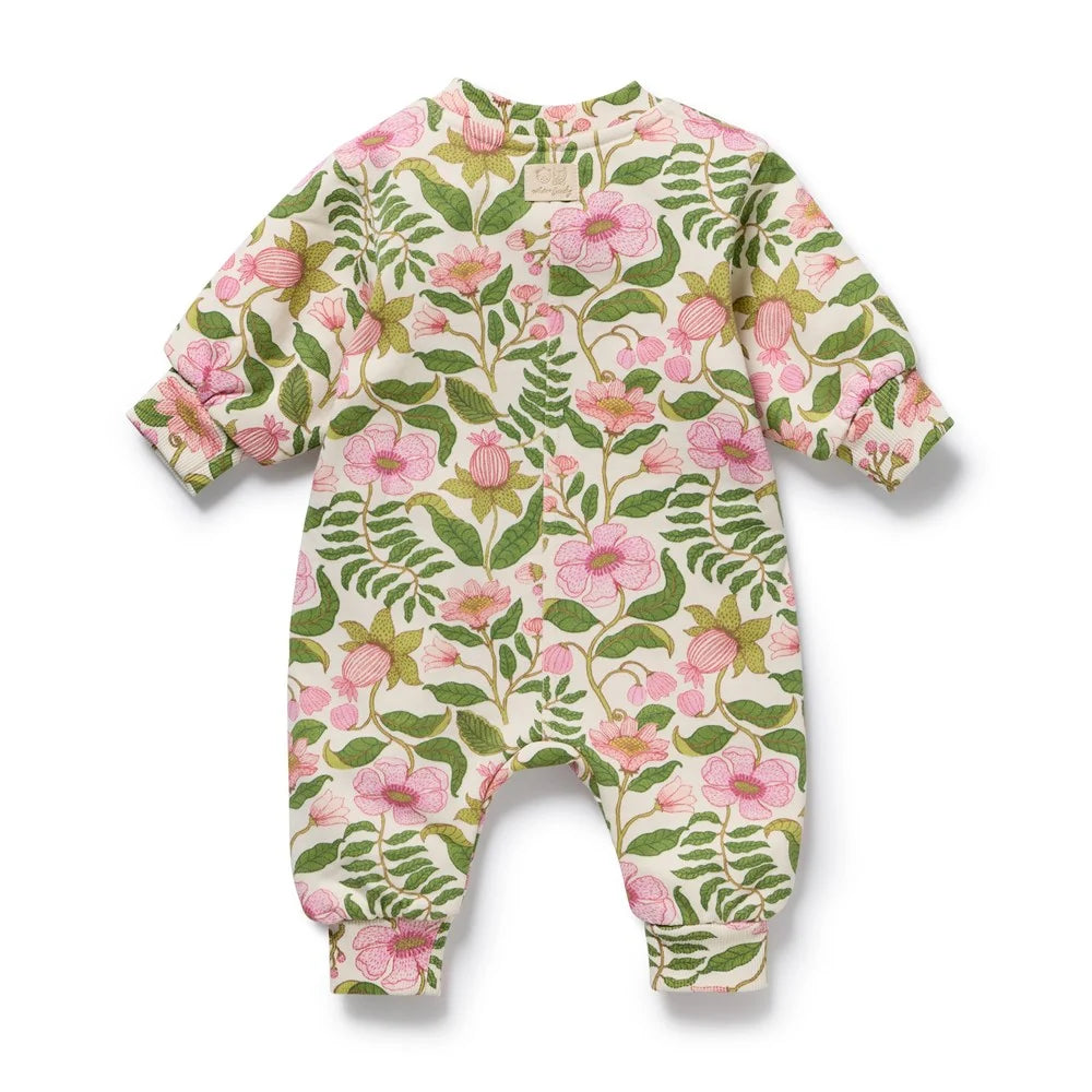 Wilson & Frenchy Organic Terry Growsuit in Ma Fleur