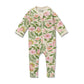 Wilson & Frenchy Organic Zipsuit with Feet in Ma Fleur