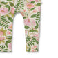 Wilson & Frenchy Organic Zipsuit with Feet in Ma Fleur