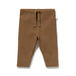 Wilson & Frenchy Organic Rib Top and Legging set in Nutmeg