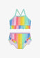 Color Kids 2 Piece Frill Swimsuit in Pink Lemonade