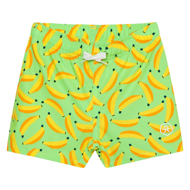Color Kids Swim Shorts in Bananas