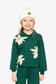 Deux Par Deux Knit Sweater in Jasper Green