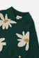 Deux Par Deux Knit Sweater in Jasper Green