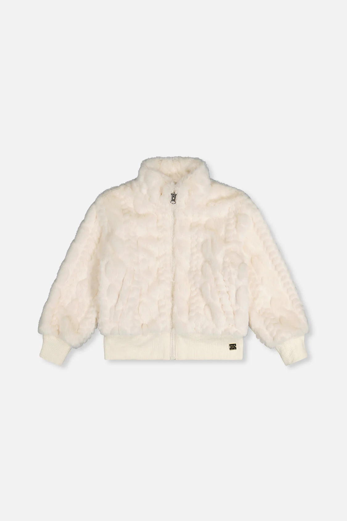 Deux Par Deux Faux Fur Jacquard Jacket