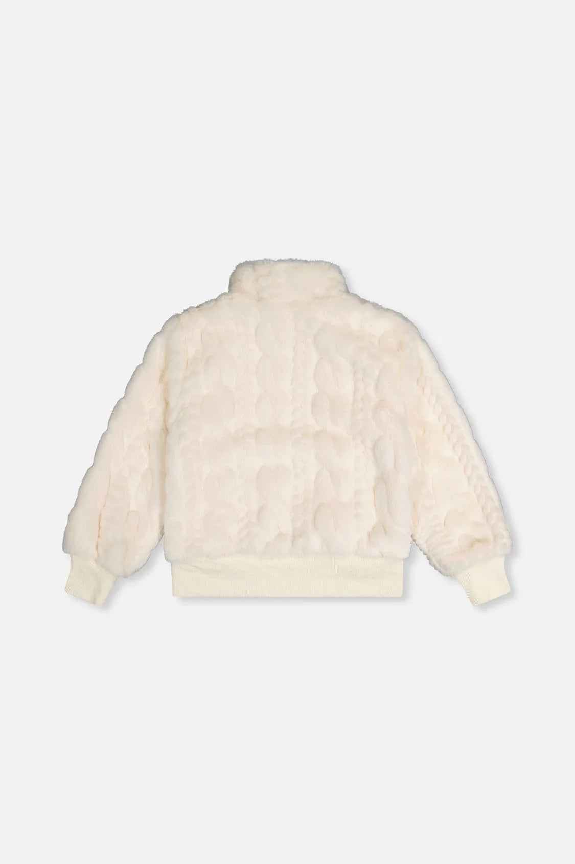 Deux Par Deux Faux Fur Jacquard Jacket