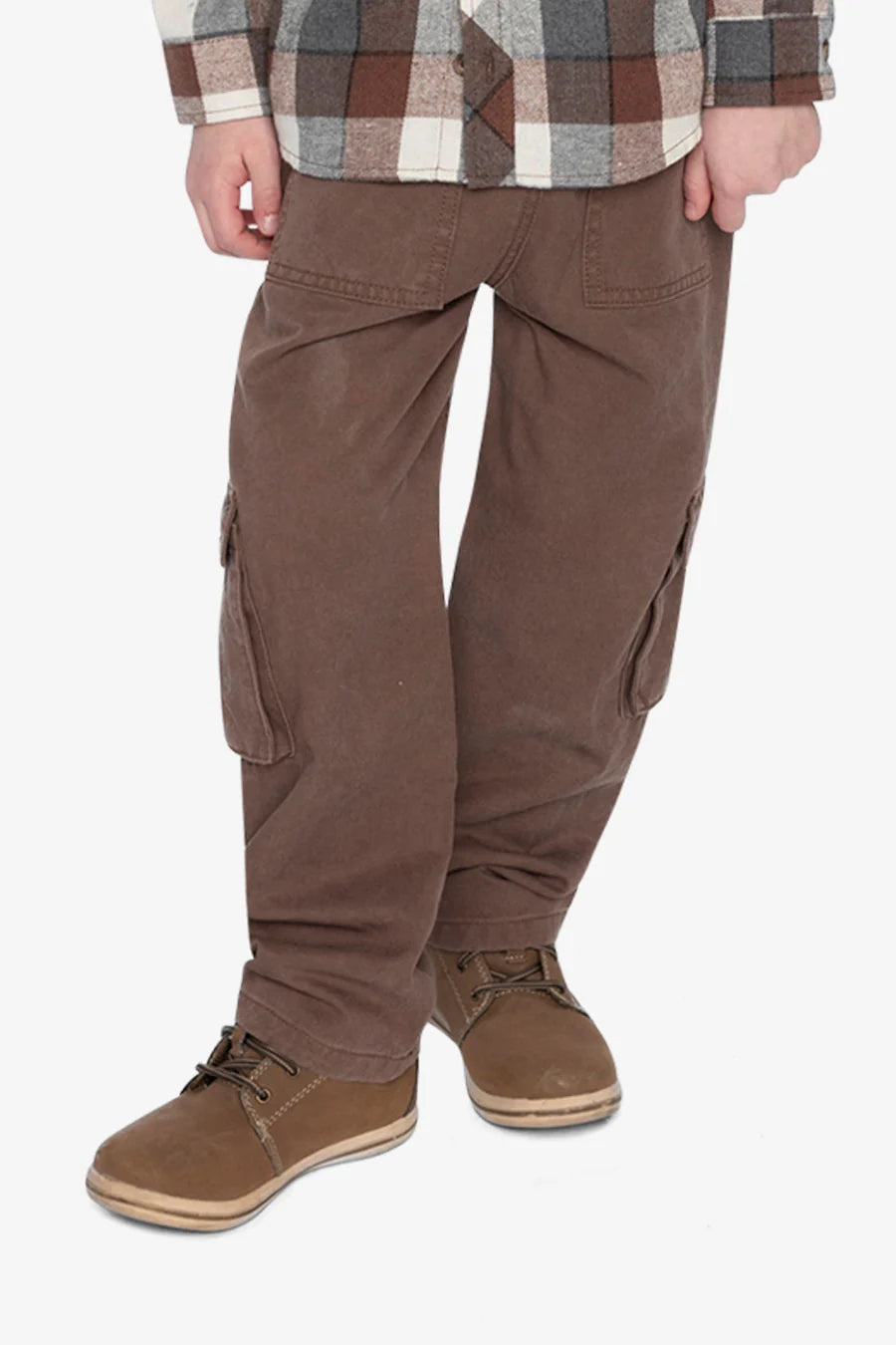 Deux Par Deux Twill Cargo Pants