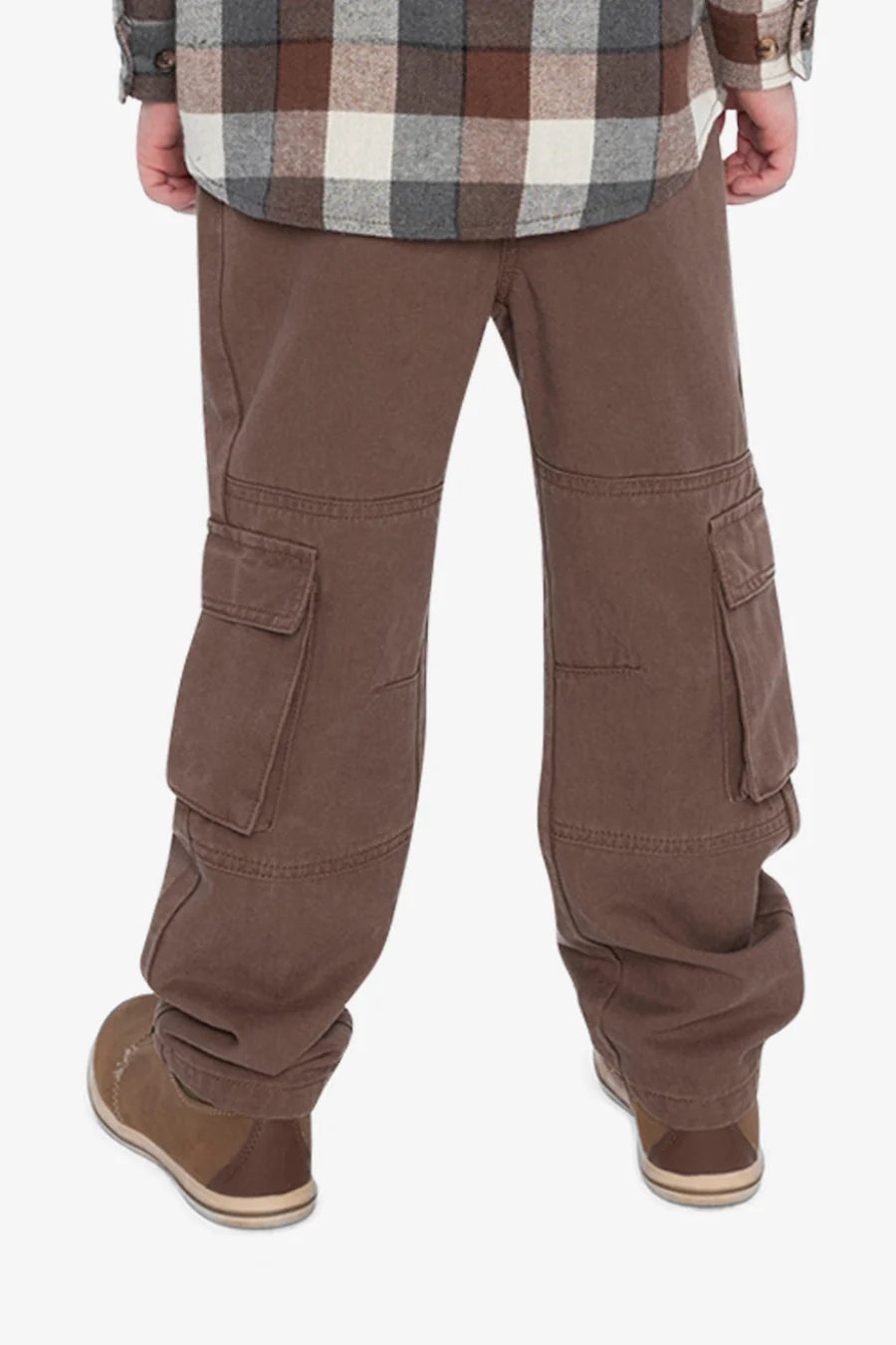 Deux Par Deux Twill Cargo Pants
