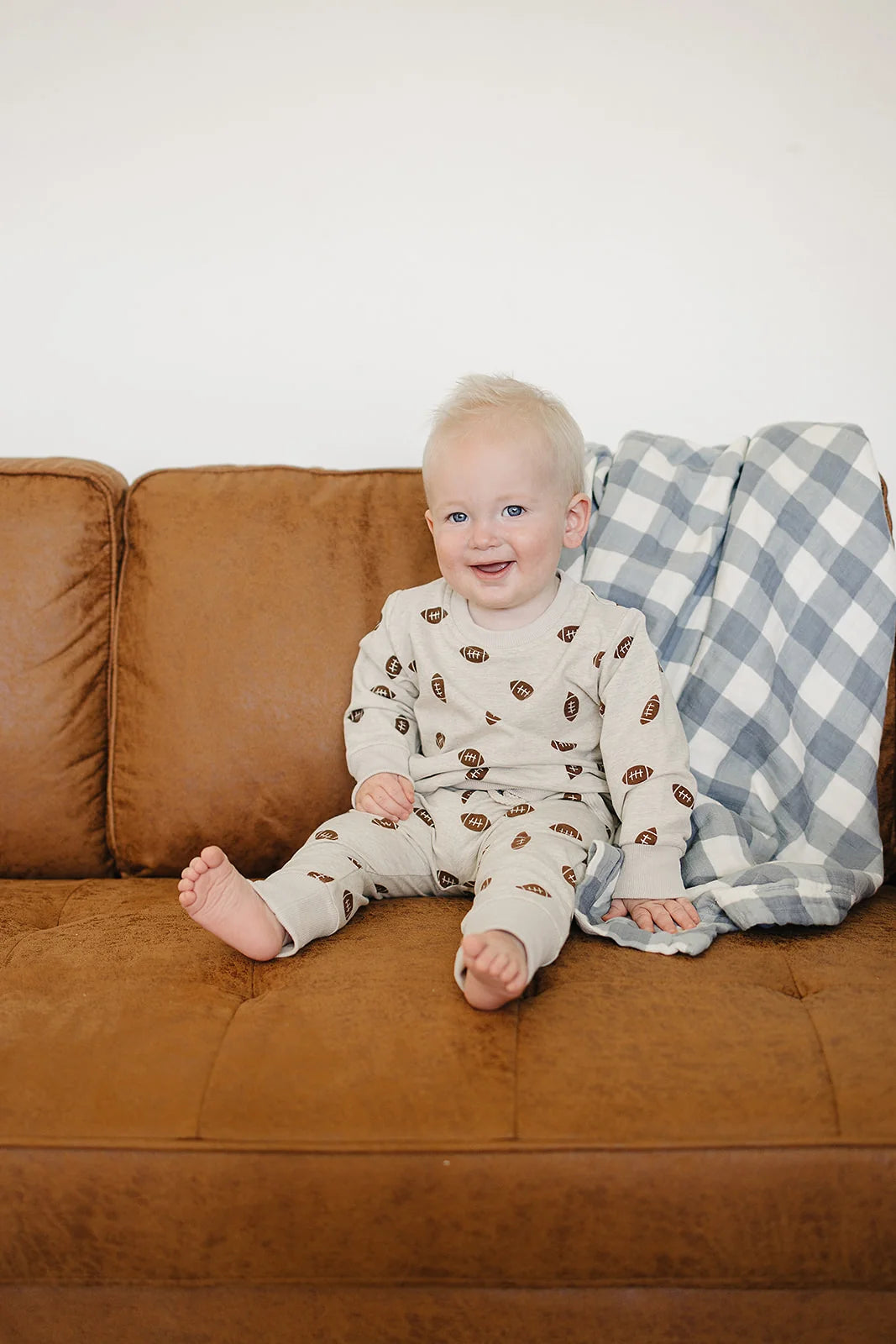 Mebie Baby Football French Terry Set