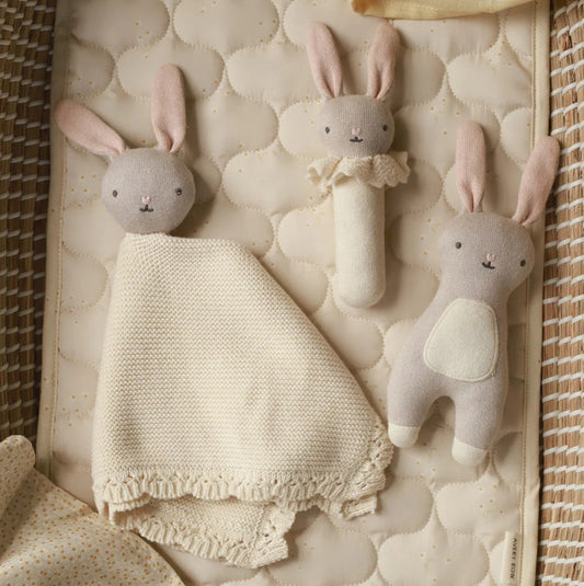 Avery Row Cuddle Cloth - Blushing Bunny