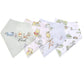 Copper Pearl 4 Pack Bandana Bibs in Hundred Acre Woods