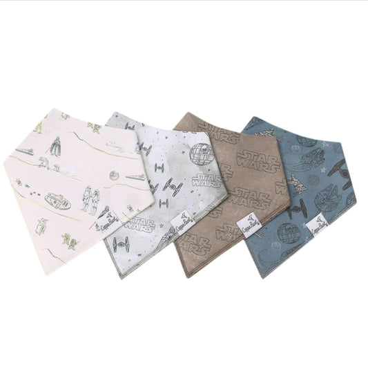 Copper Pearl 4 Pack Bandana Bibs in Tattooine
