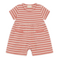 Minymo Romper in Rosette Stripe