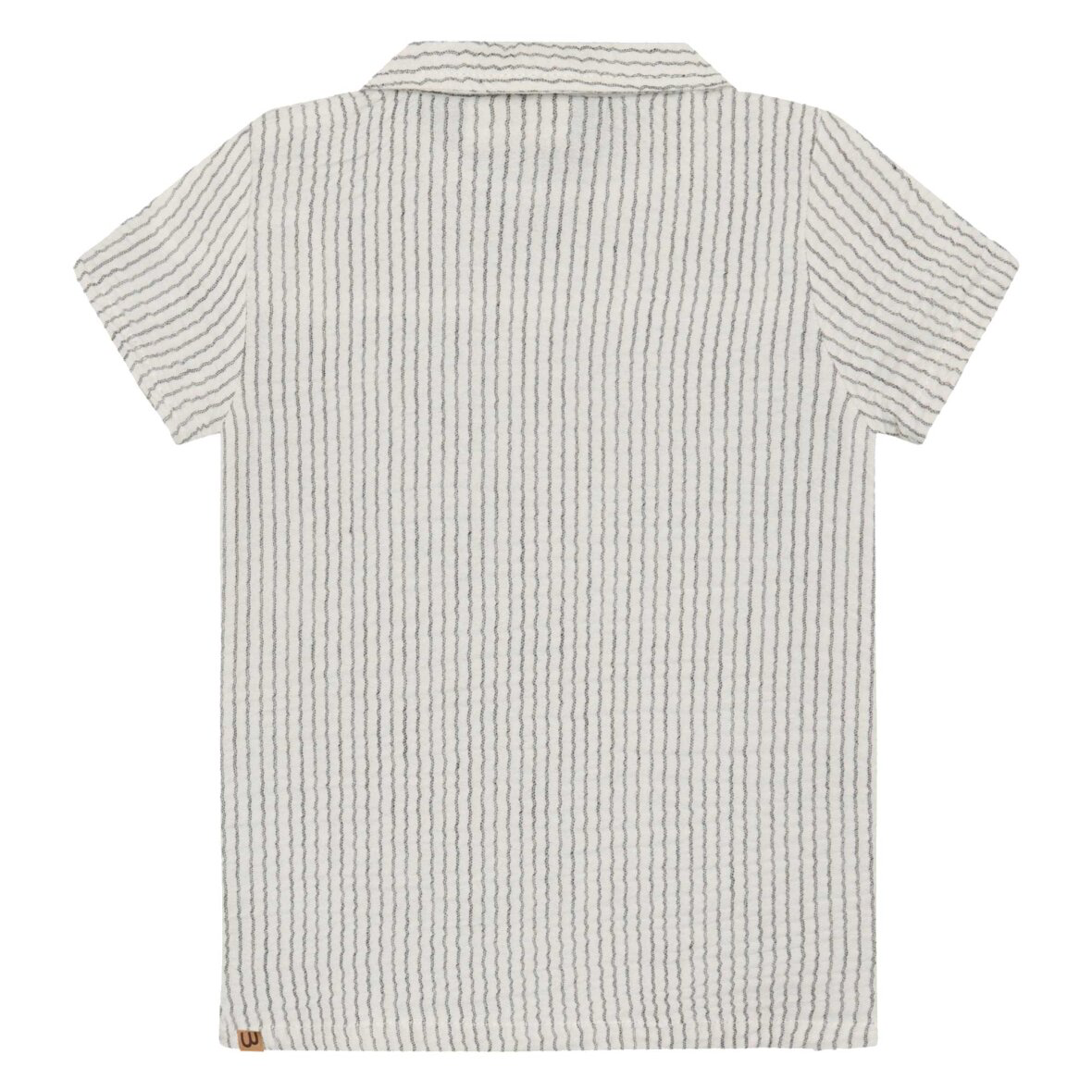 Minymo Woven Tee in Odyssey Gray
