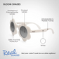 Real Shades Bloom Kids Sunglasses in White