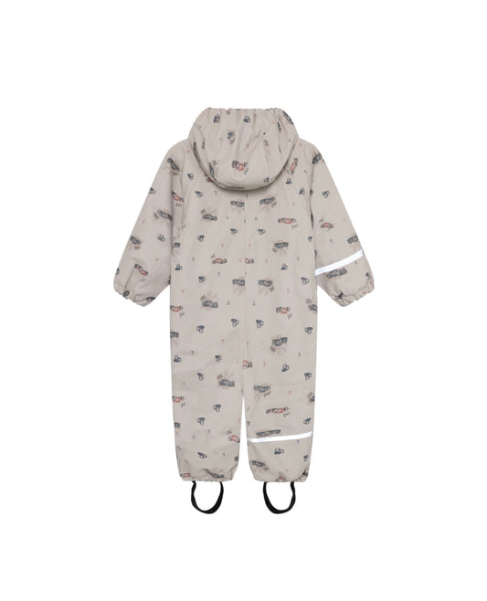 CeLaVi Fleece Lined Rain Suit in Vintage Race Car