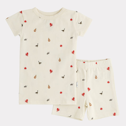 Pip + Phee 2 Piece Bamboo Pj Set in Eh!
