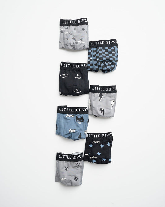 Little Bipsy Boxer Briefs - 7 Days a Week Pack